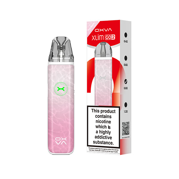 Oxva xlim go 2 pod kit in pink ripple