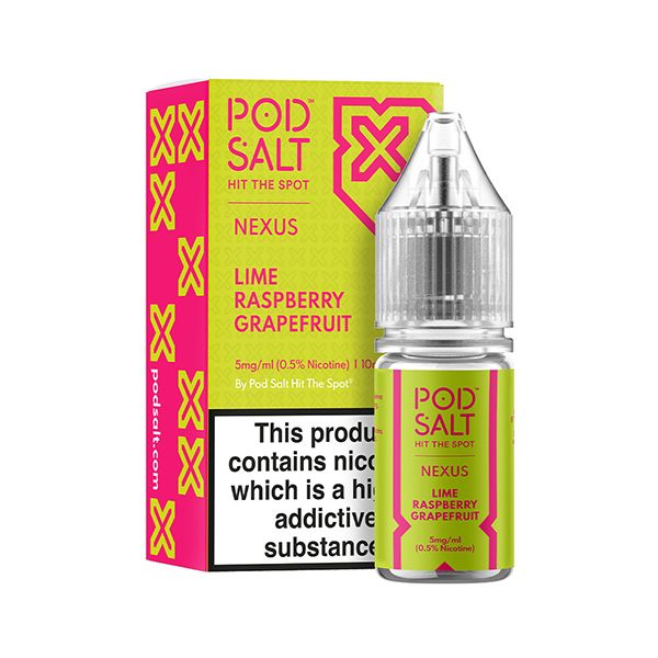 Pod Salt lime raspberry grapefruit Nicotine Salt