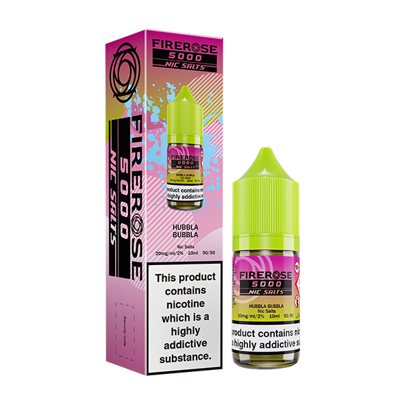 FIREROSE 5000 hubbla bubbla Nicotine Salt