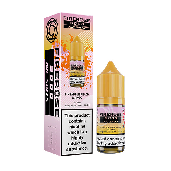 FIREROSE 5000 pineapple Peach Mango Nicotine Salt