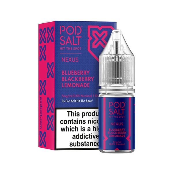 Pod Salt blueberry blackberry lemonade Nicotine Salt