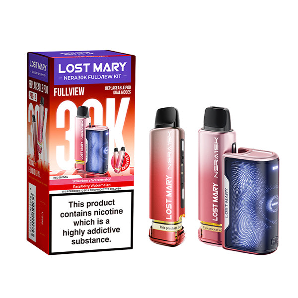Lost Mary nera 30k fullview pod kit red edition
