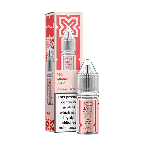 Pod Salt Nexus red gummy bear Nic Salt