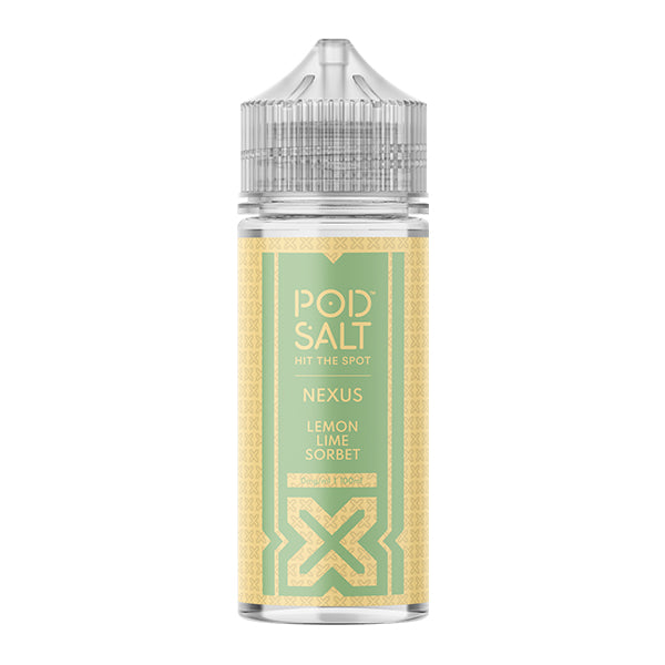 Pod Salt Nexus Lemon Lime Sorbet Short Fill E-Liquid - 100ml