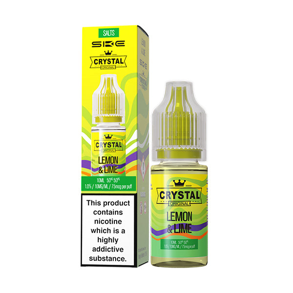 ske_crystal_salts_v2_10ml_nic_salt_e_liquid_lemon_&_lime_flavour_bottle_showing_10mg_or_20mg_nicotine_strength_with_50vg_50pg_ratio_variant