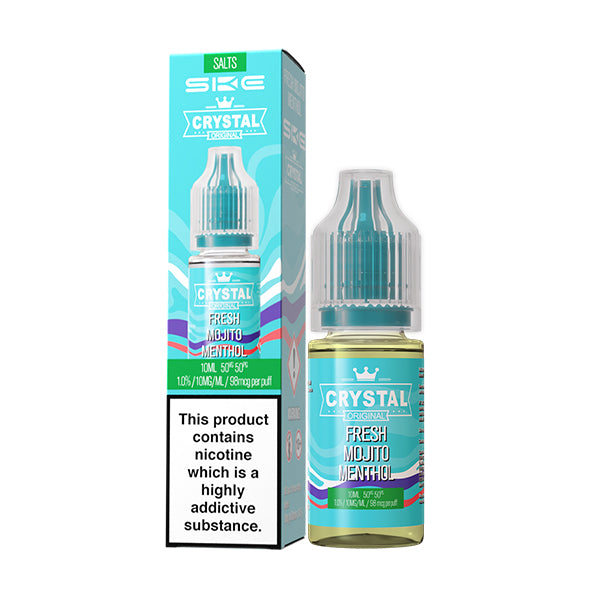 ske_crystal_salts_v2_10ml_nic_salt_e_liquid_fresh_mojito_menthol_flavour_bottle_showing_10mg_or_20mg_nicotine_strength_with_50vg_50pg_ratio_variant