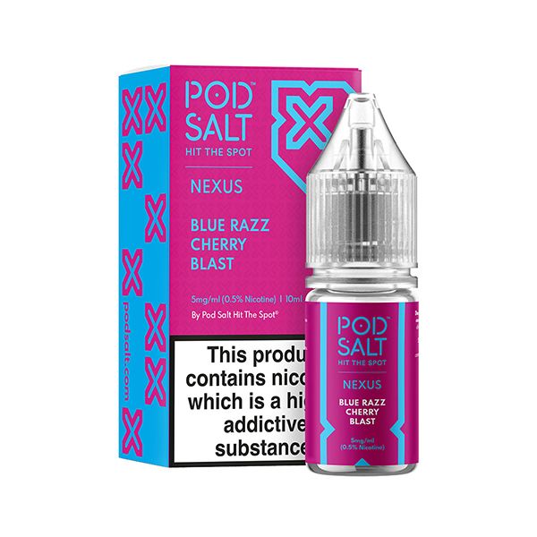 Pod Salt blue razz cherry blast Nicotine Salt