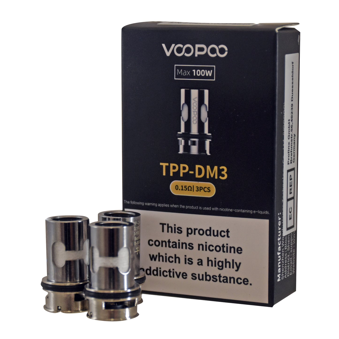 VooPoo TPP Replacement Coils - 3 Pack