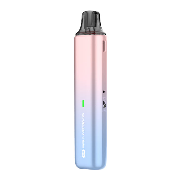 Vaporesso vibe se ice cream pink coloured mtl pod vape kit.