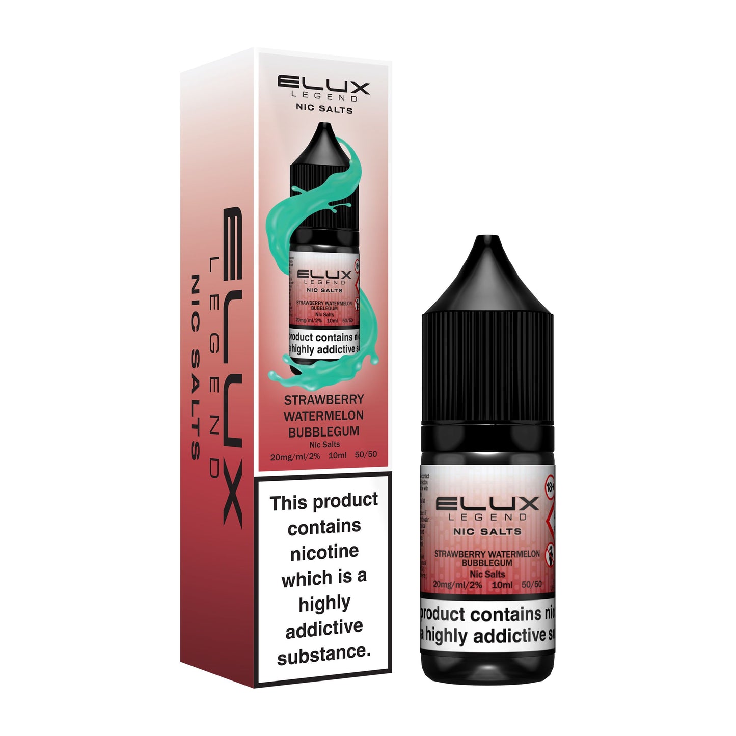 ELUX Strawberry Watermelon Bubblegum Nicotine Salt