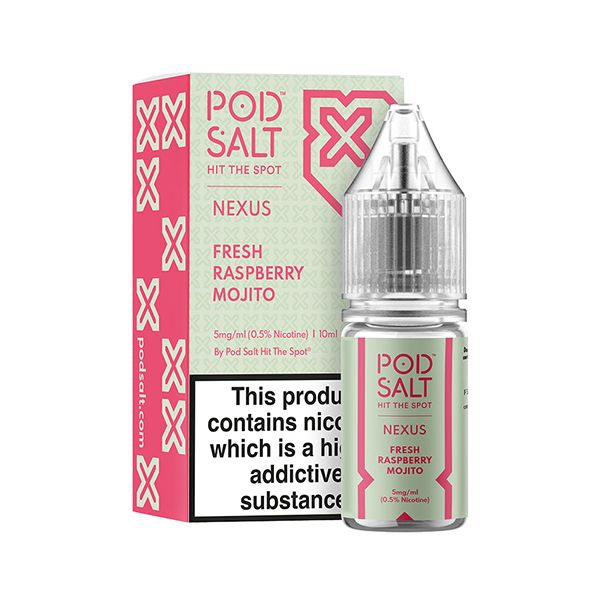 Pod Salt fresh raspberry mojito Nicotine Salt