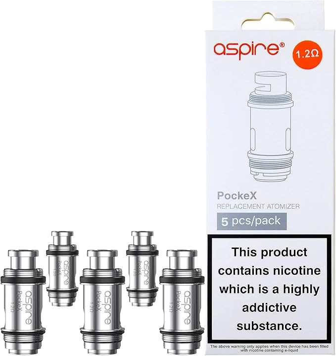 aspire-pockex-replacement-coils-1.2ohm-resistance-box -and-5-coils