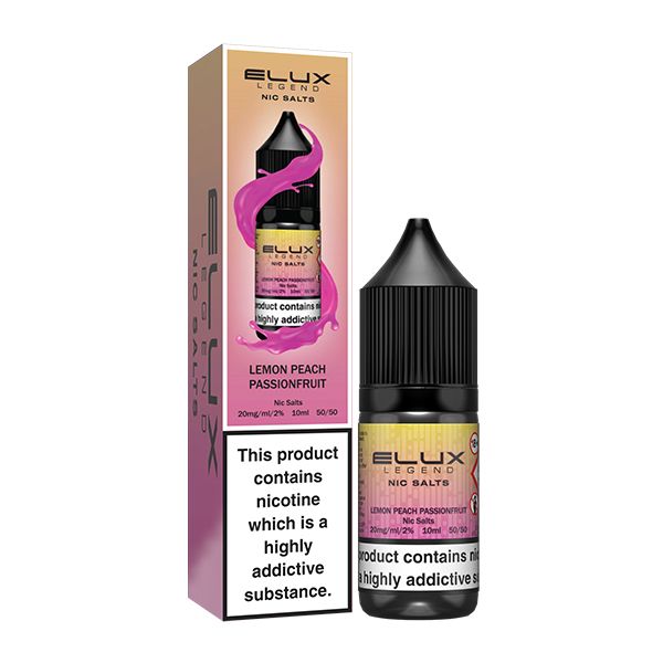ELUX Legend Lemon Peach Passionfruit Nicotine Salt