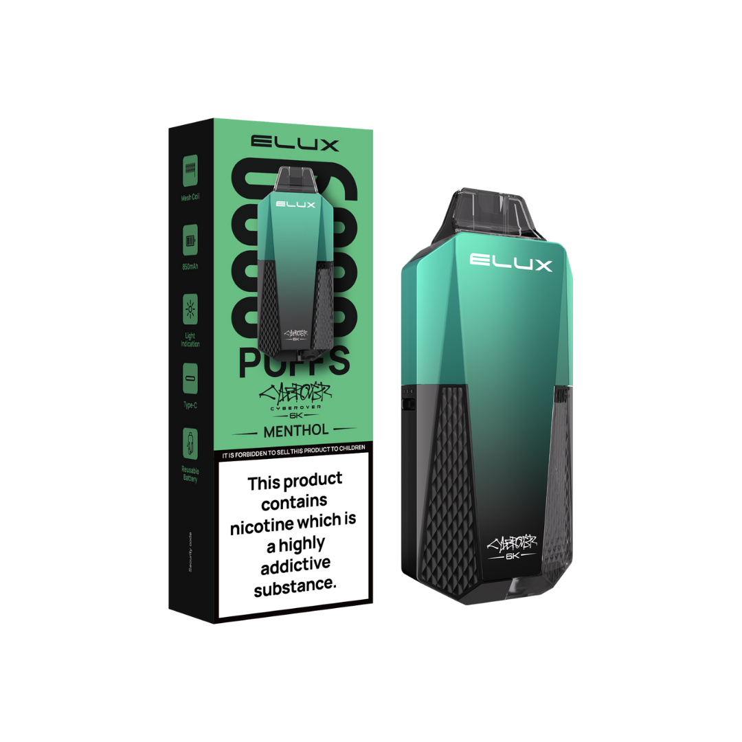 elux-cyberover-6k-menthol-disposable-vape-kit-variant