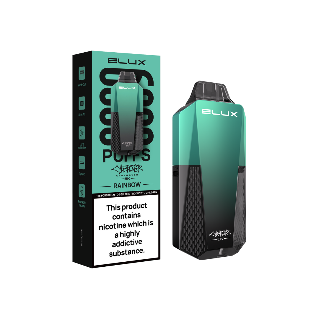 elux-cyberover-6k-rainbow-disposable-vape-kit-variant