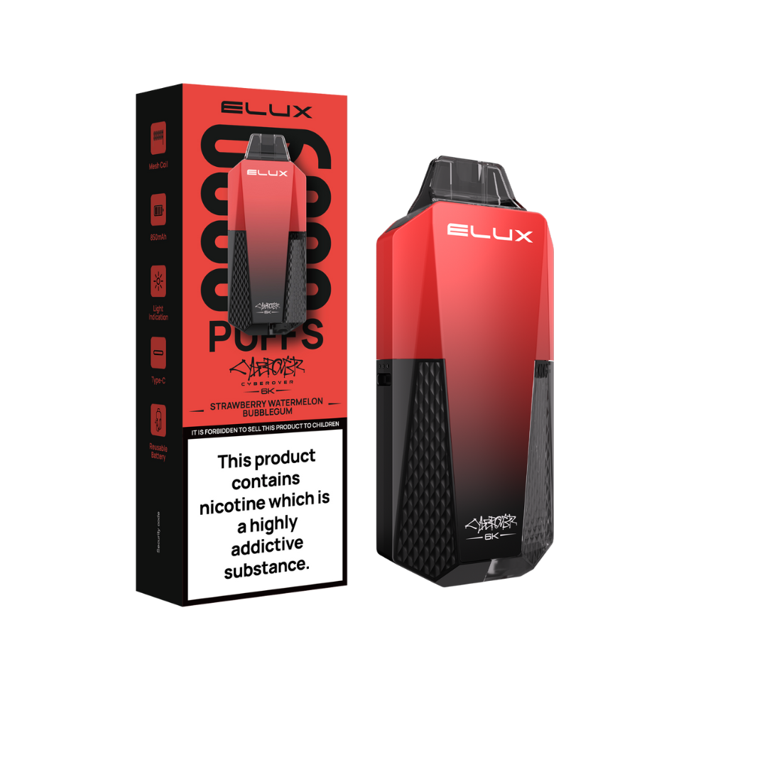 elux-cyberover-6k-strawberry-watermelon-bubblegum-disposable-vape-kit-variant