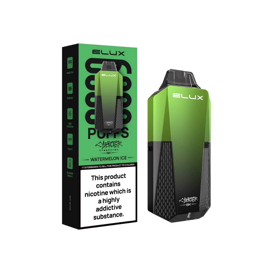 elux-cyberover-6k-watermelon-ice-disposable-vape-kit-variant