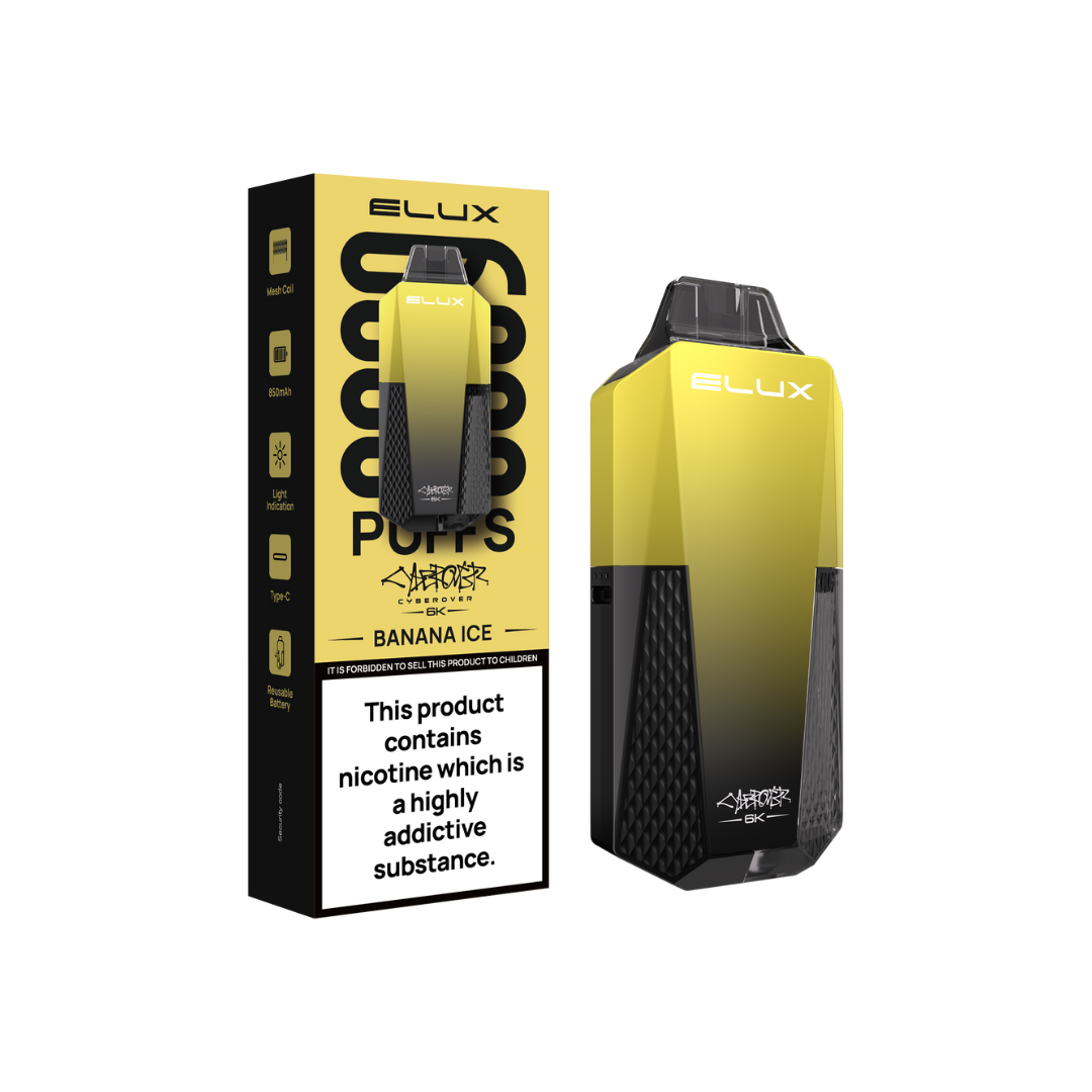 elux-cyberover-banana-ice-6k-disposable-vape-kit-variant