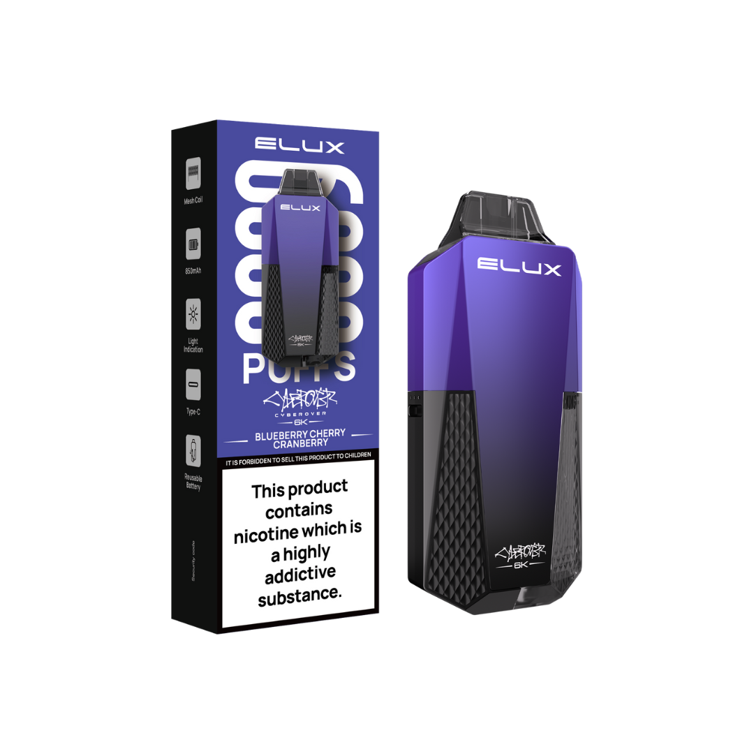 elux-cyberover-blueberry-cranberry-cherry-6k-disposable-vape-kit-variant
