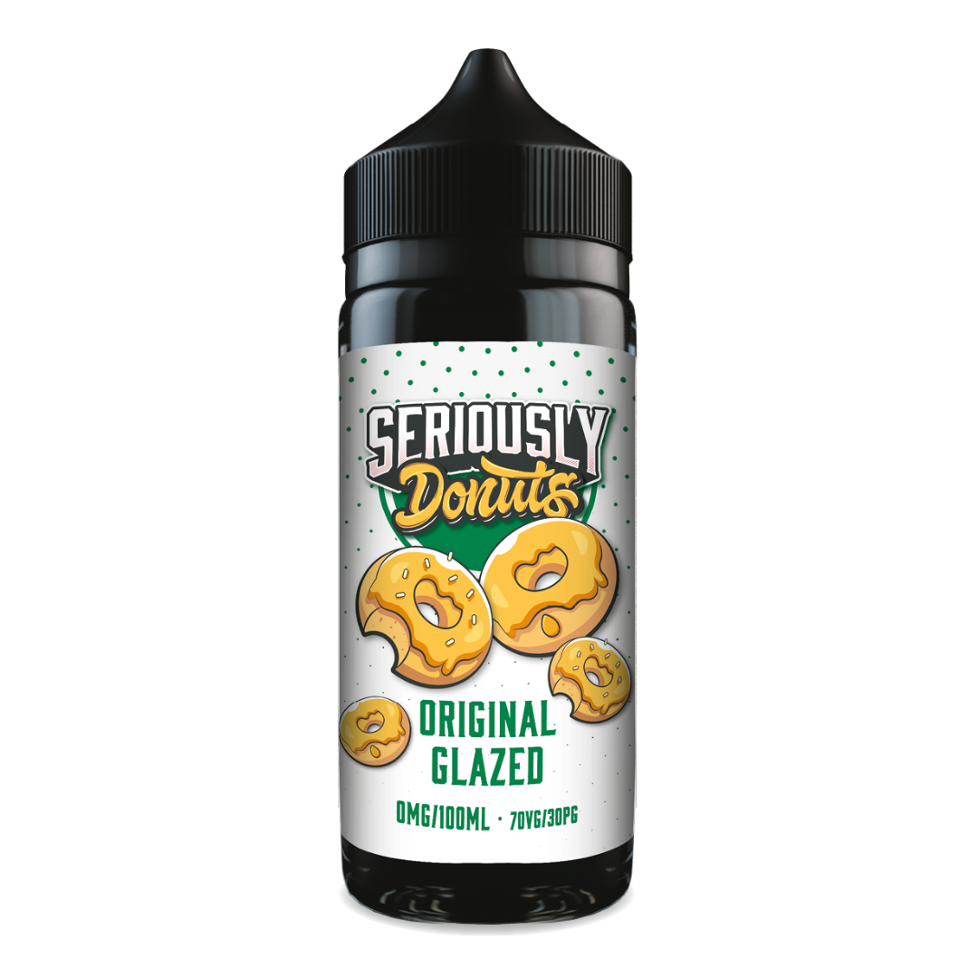seriously_donuts_original_glazed_shortfill_by_doozy_vape_co_100ml_e_liquid_front_angle