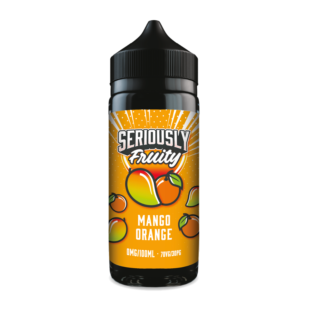 seriously_fruity_mango_orange_shortfill_by_doozy_vape_co_100ml_e_liquid_front_angle
