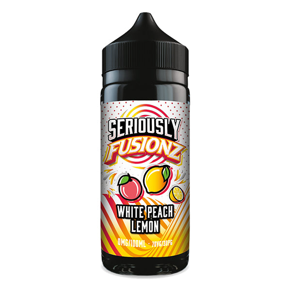 seriously_fusionz_white_peach_lemon_shortfill_by_doozy_vape_co_100ml_e_liquid_front_angle