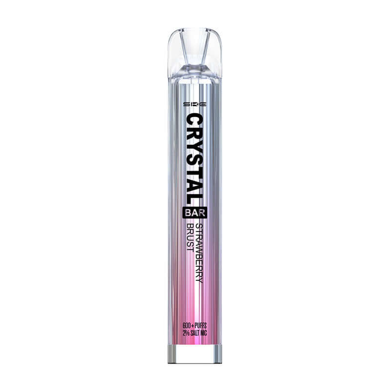 SKE original strawberry burst pod kit 600 Puffs device on a white background.