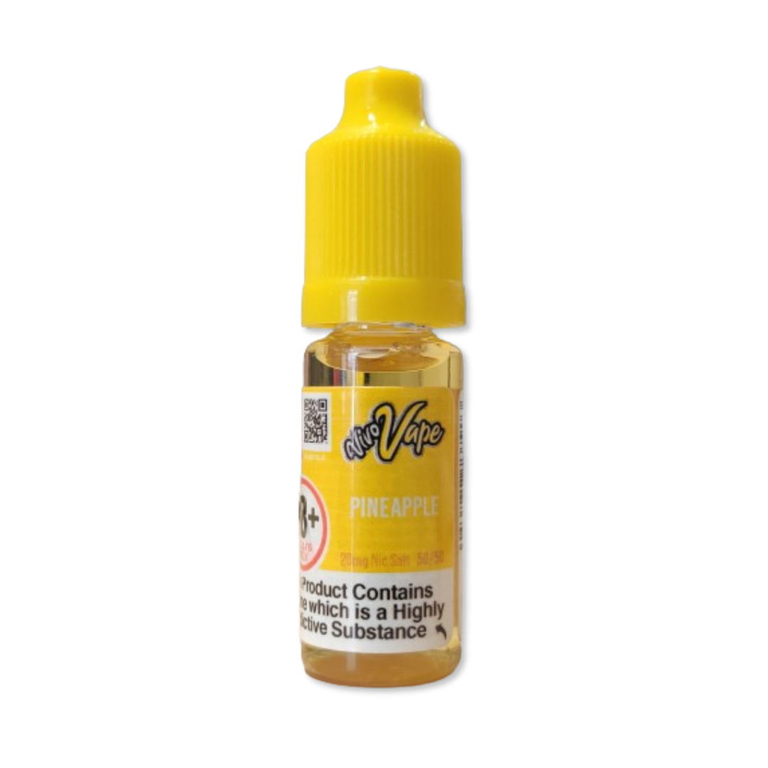 vivo_vape_bar_salts_pineapple_flavour_10mg_20mg_nic_salt_e-liquid_10ml_front_angle