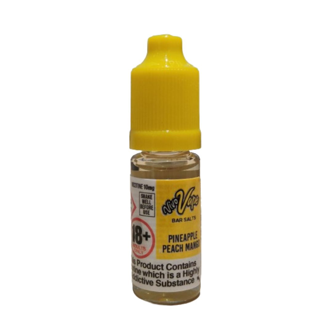vivo_vape_bar_salts_10mg_nic_salt_e-liquid_pineapple_peach_mango_flavour_front_angle_main