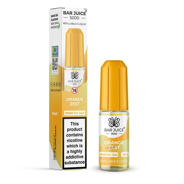 bar_juice_5000_nic_salt_e_liquid_10ml_orange_zest_bottle_showing_10mg_or_20mg_nicotine_strength_with_40vg_60pg_ratio_for_mtl_vaping_variant