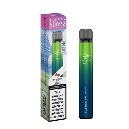 elf_bar_600v2_disposable_vape_pen_blueberry_kiwi_showing_compact_design_with_550mah_battery_and_2ml_20mg_nic_salt_e_liquid_for_up_to_600_puffs_variant