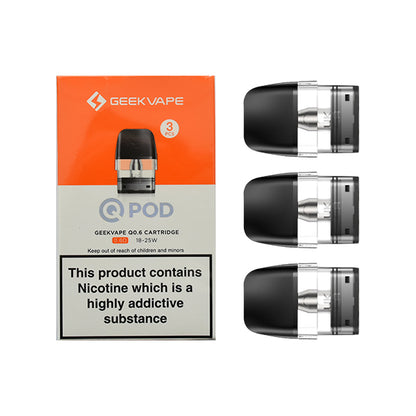 Geek_Vape_Q_Replacement_Cartridges_2ml_Capacity_ Strength_3_Pack_For_Mouth-to-Lung_MTL_Vaping_Compatible_With_Sonder_Q_Wenax_Q_Kits_0.6_Ohm_Coil_variant