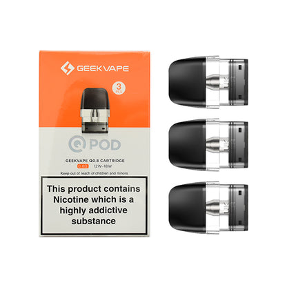 Geek_Vape_Q_Replacement_Cartridges_2ml_Capacity_ Strength_3_Pack_For_Mouth-to-Lung_MTL_Vaping_Compatible_With_Sonder_Q_Wenax_Q_Kits_0.8_Ohm_Coil_variant