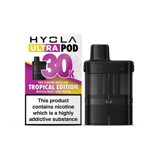 Hyola ultra 30k tropical edition refill pack and box variant.