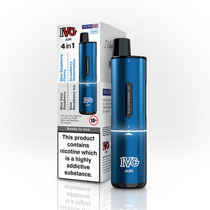 IVG-AIR-4in1-pod-vape-kit-blue-edition-device-and-box-image-variant