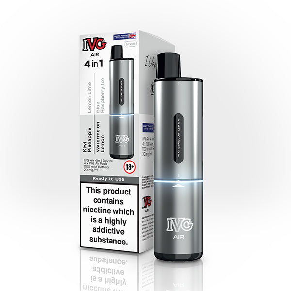 IVG-AIR-4in1-pod-vape-kit-silver-edition-device-and-box-image-variant