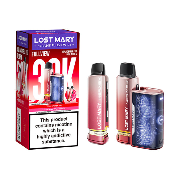 Lost Mary nera 30k fullview pod kit watermelon edition