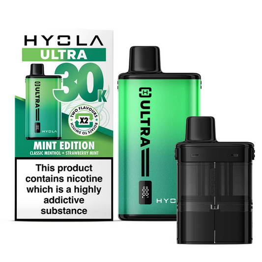 Hyola Ultra 30K Vape Kit + 30K Pod Refill Bundle