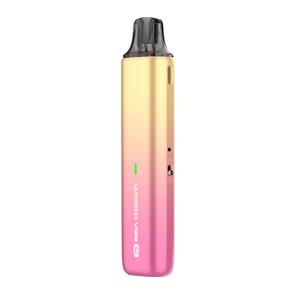 Vaporesso vibe se grapefruit soda coloured mtl pod vape kit.