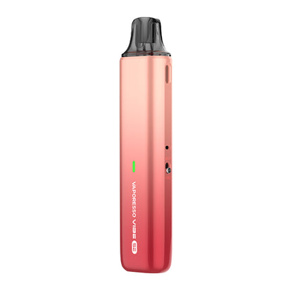 Vaporesso vibe se strawberry red coloured mtl pod vape kit.