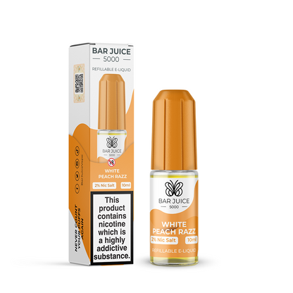 Bar Juice 5000 White Peach Razz Nicotine Salt