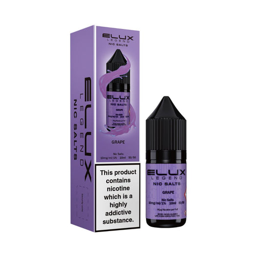 elux_legend_nic_salt_grape_flavour_10ml_bottle_10mg_20mg_nicotine_strength_smooth_nicotine_salt_formula_for_satisfying_hit_exceptional_flavour_quality_trusted_brand_great_value_vape_juice