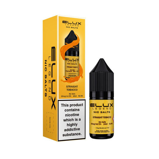 elux_legend_nic_salt_straight_tobacco_flavour_10ml_bottle_10mg_20mg_nicotine_strength_smooth_nicotine_salt_formula_for_satisfying_hit_exceptional_flavour_quality_trusted_brand_great_value_vape_juice