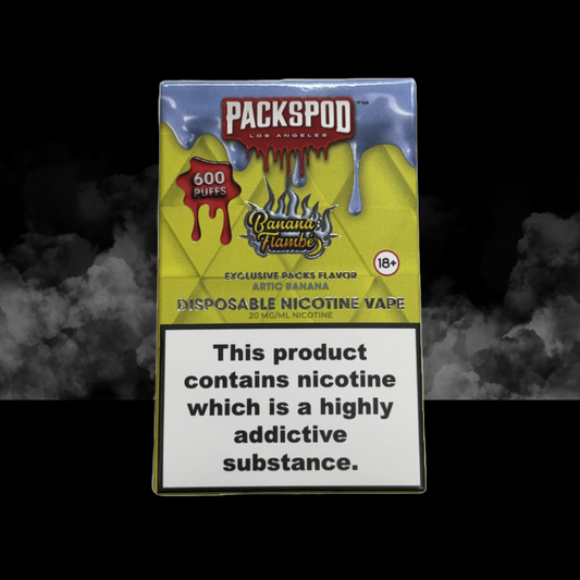 Packspod by Packwoods Disposable Vape - 600 Puffs, 2ml/20mg