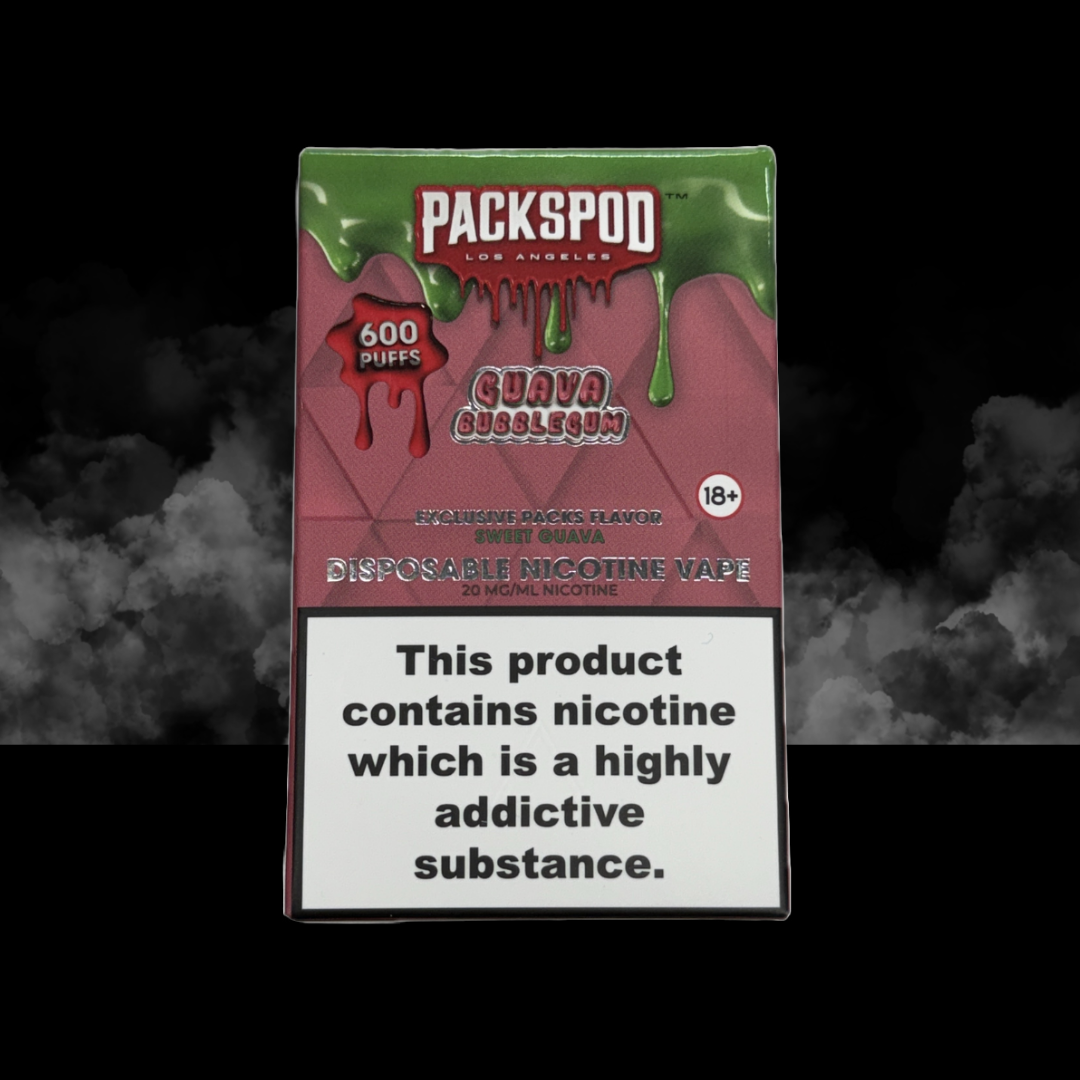 Packspod by Packwoods Disposable Vape - 600 Puffs, 2ml/20mg