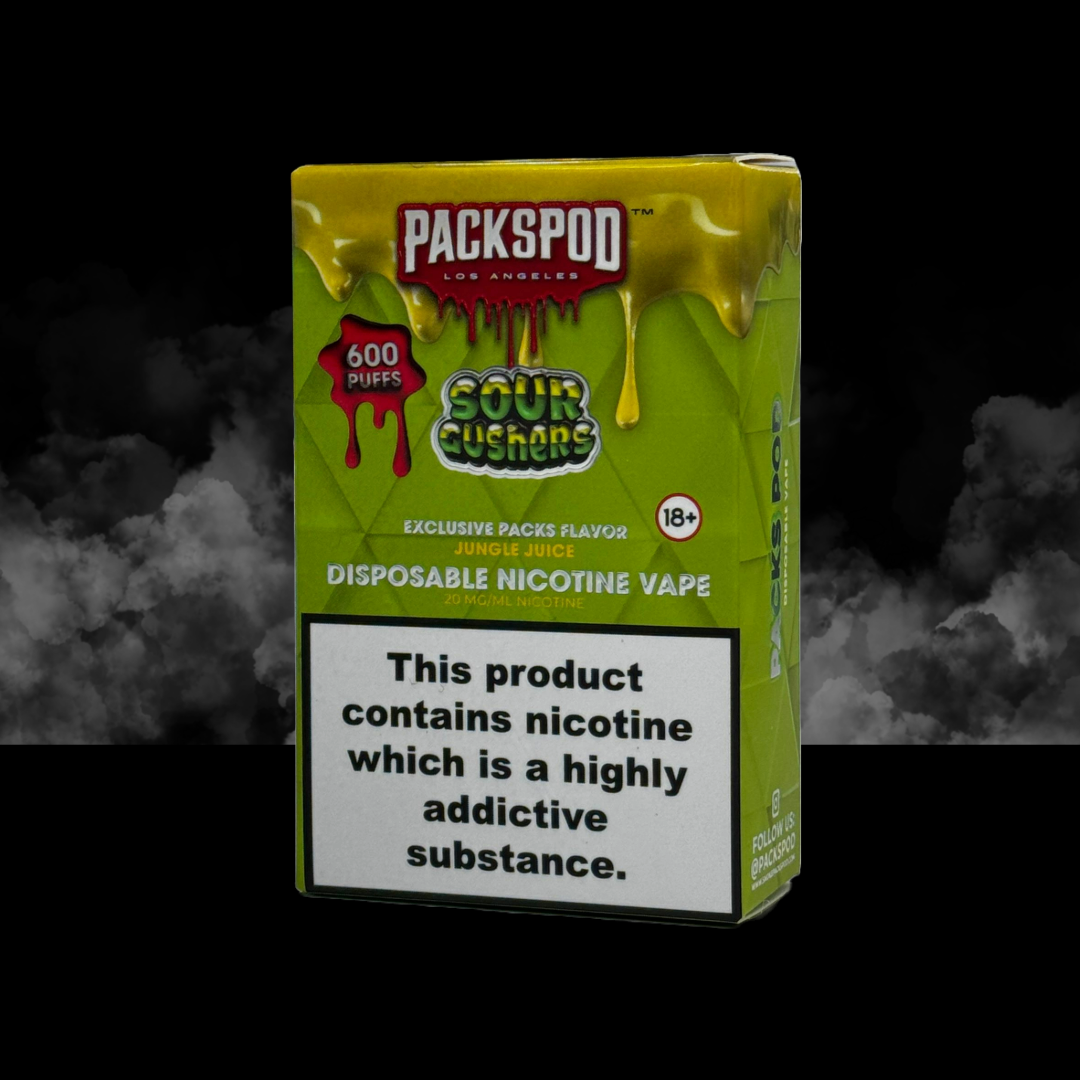 Packspod by Packwoods Disposable Vape - 600 Puffs, 2ml/20mg