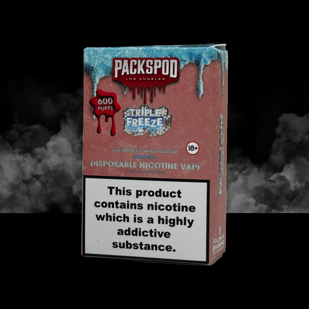 Packspod by Packwoods Disposable Vape - 600 Puffs, 2ml/20mg