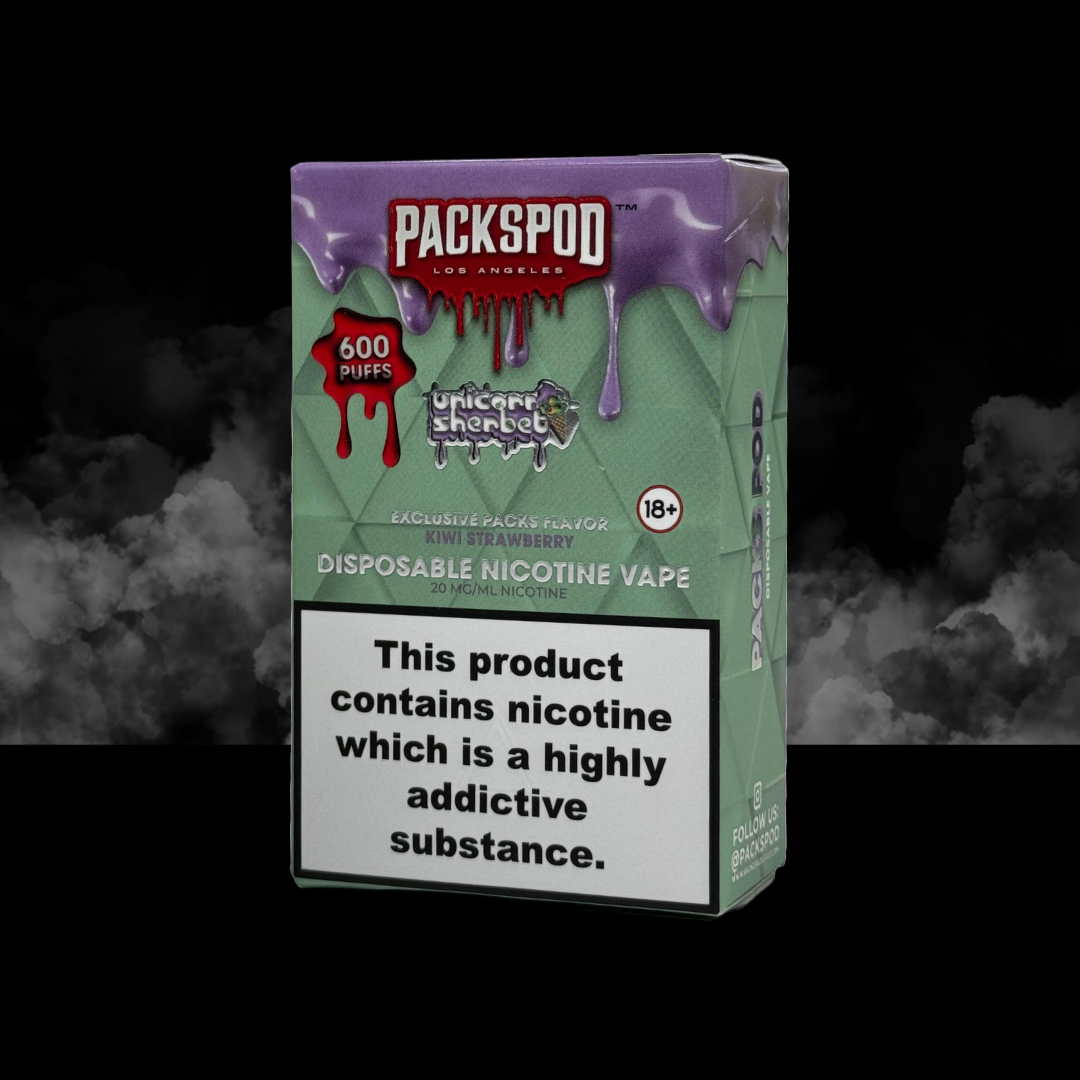 Packspod by Packwoods Disposable Vape - 600 Puffs, 2ml/20mg