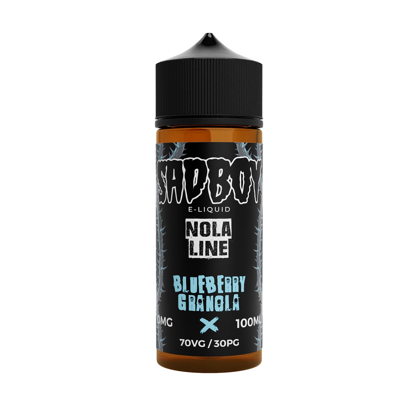 sadboy-blueberry-granola-shortfill-e-liquid-0mg-100ml-bottle-front-angle