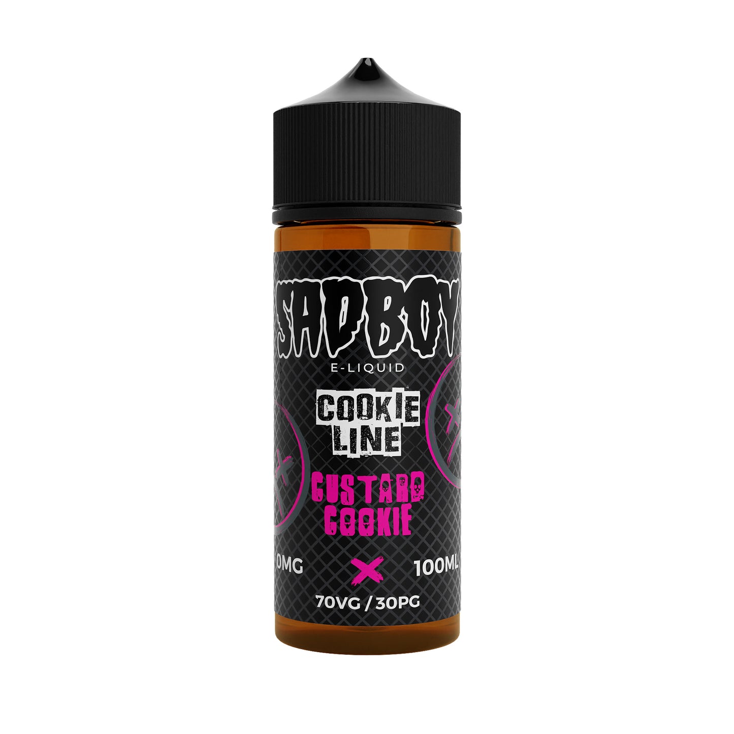 sadboy-custard-cookie-shortfill-e-liquid-0mg-100ml-bottle-front-angle